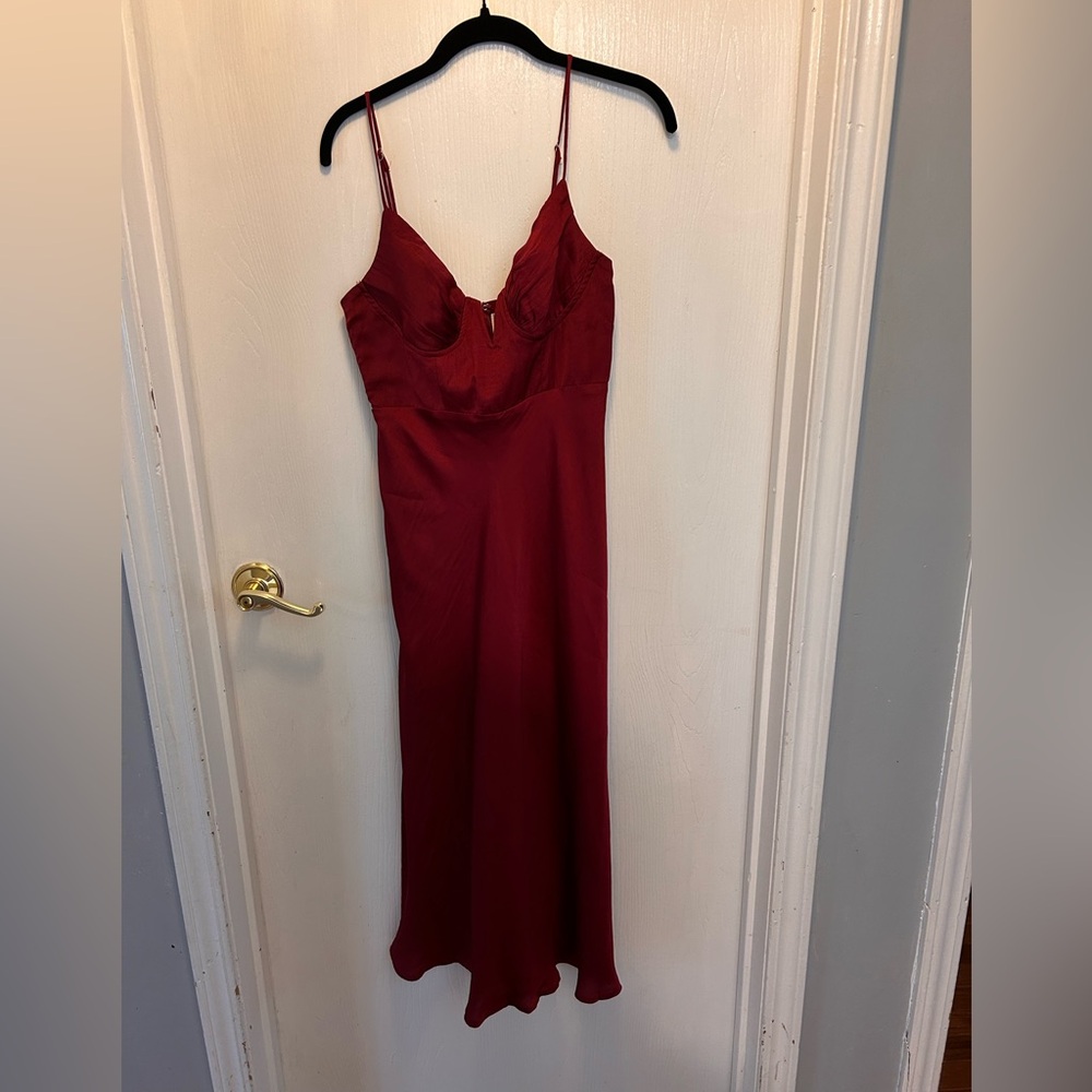 Hello Molly Private Kiss Cherry Midi Dress